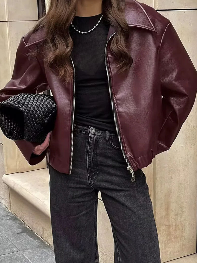Mira | Stylish Leather Jacket