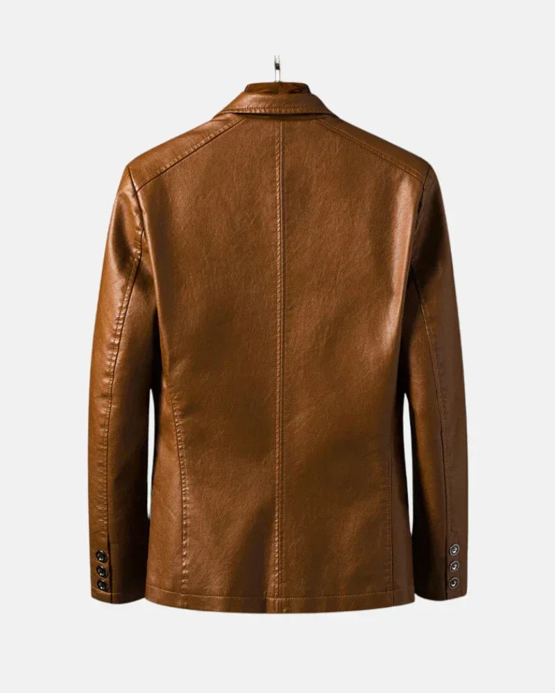 Lagerfeld Weathered Leather Jacket