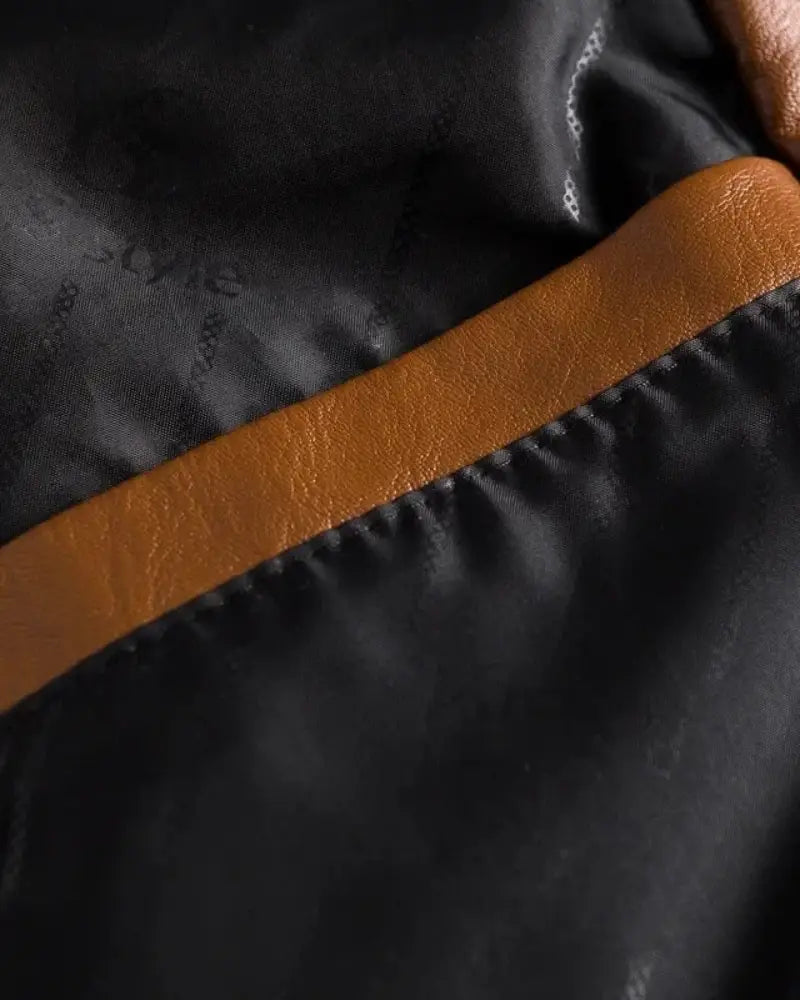 Lagerfeld Weathered Leather Jacket