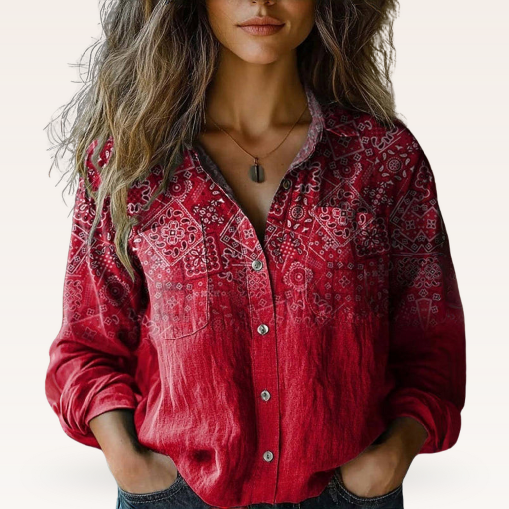 Jolie | Vintage Print Blouse