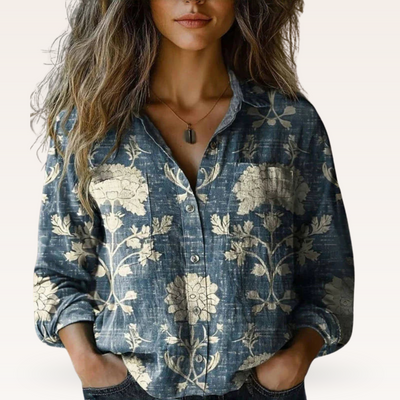 Jolie | Vintage Print Blouse
