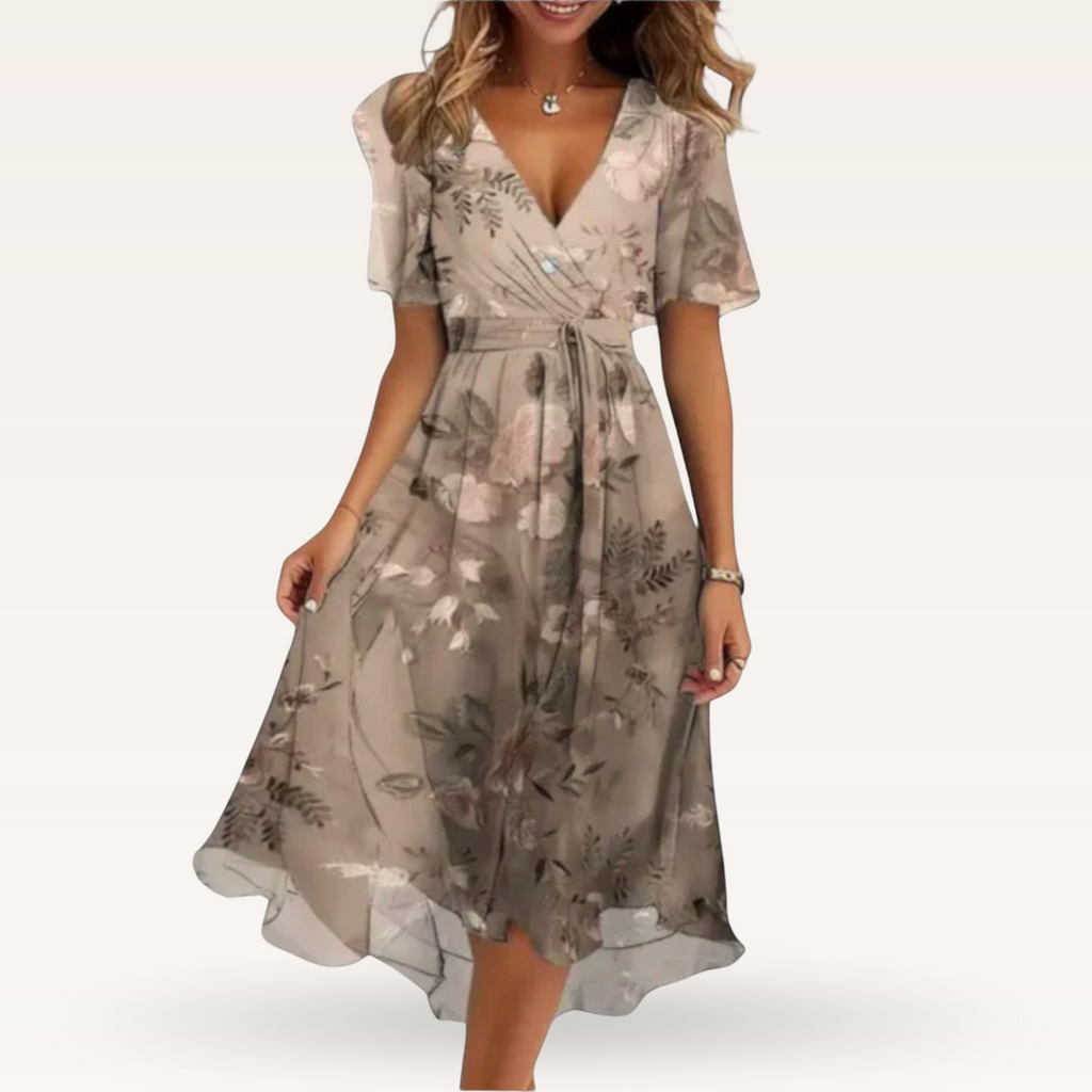 Patricia | Floral V-Neck Dress