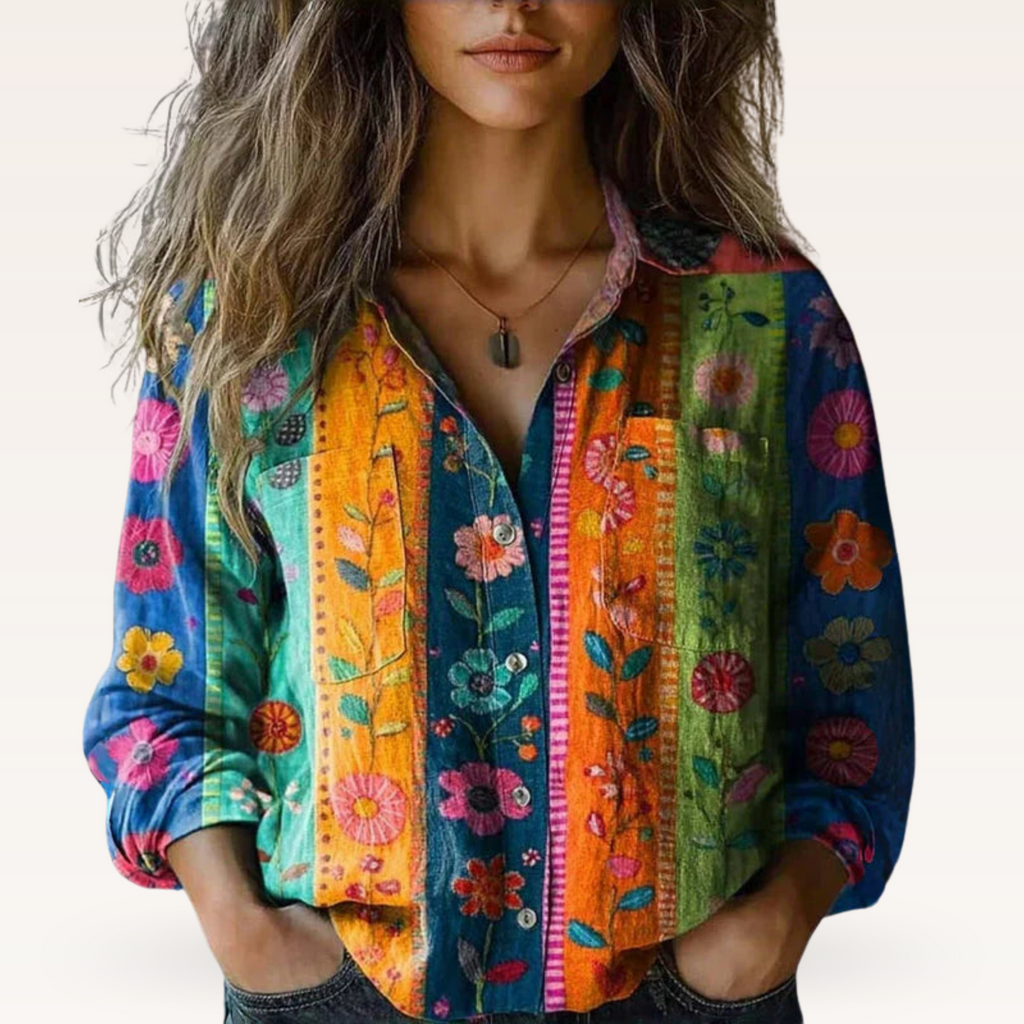Jolie | Vintage Print Blouse