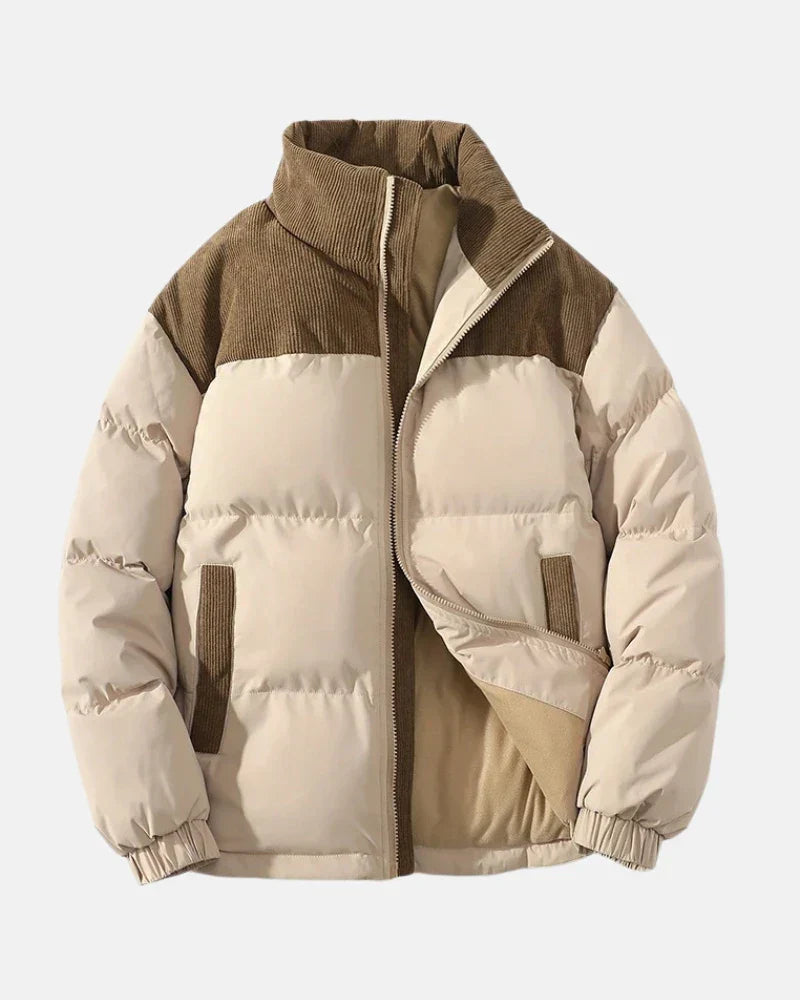 Christian Dune Cord Puffer Jacket