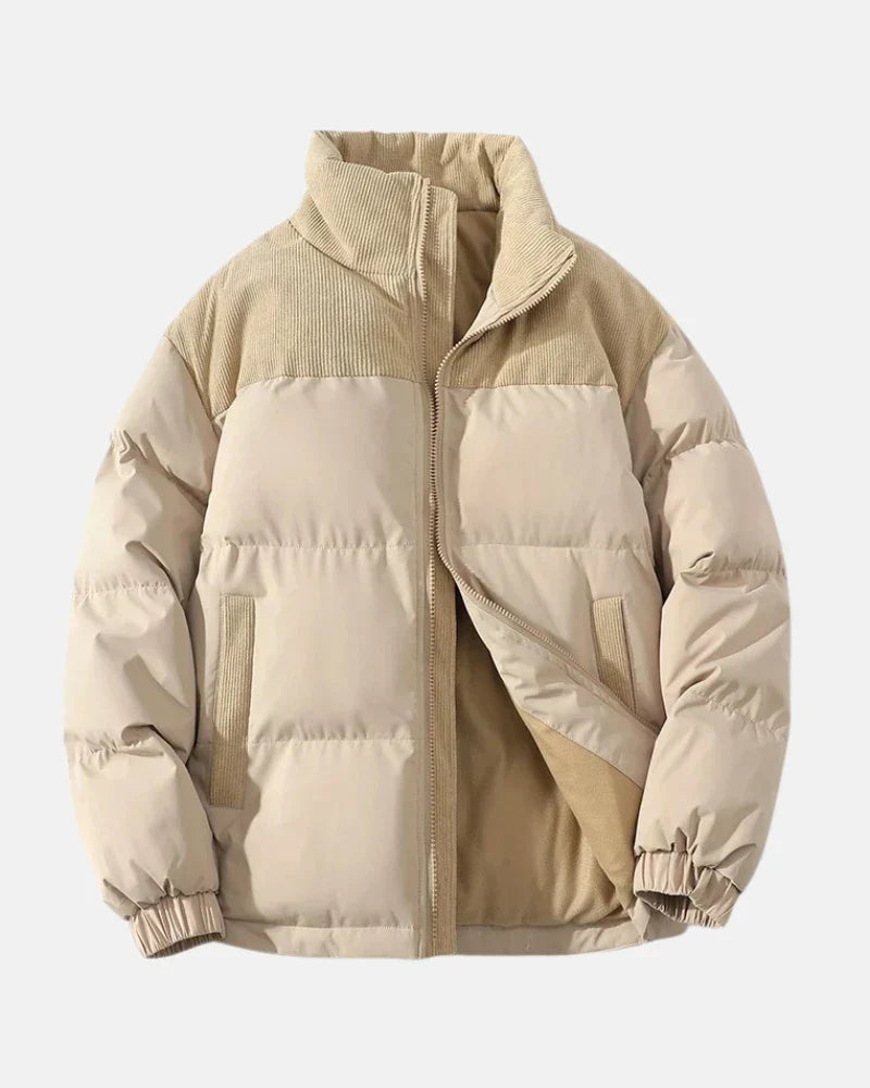 Christian Dune Cord Puffer Jacket