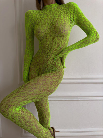 Shamcey - Elegant One Piece Bodystocking Lingerie