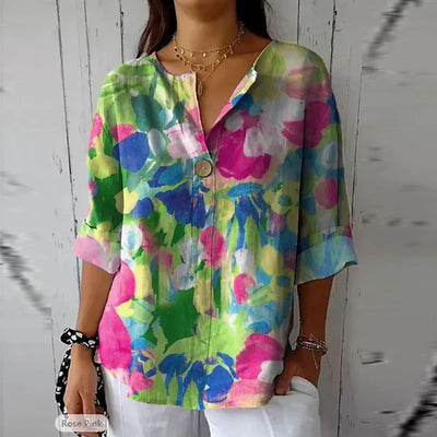 MEREDITH | CHIC FLORAL BLOUSE