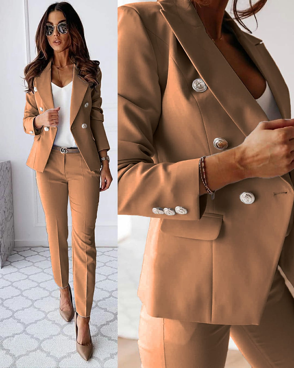 Alessia™ | Elegant Tailored Suit
