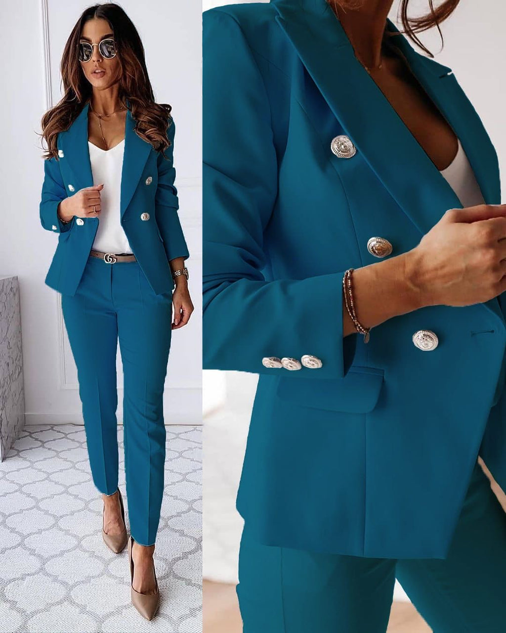 Alessia™ | Elegant Tailored Suit