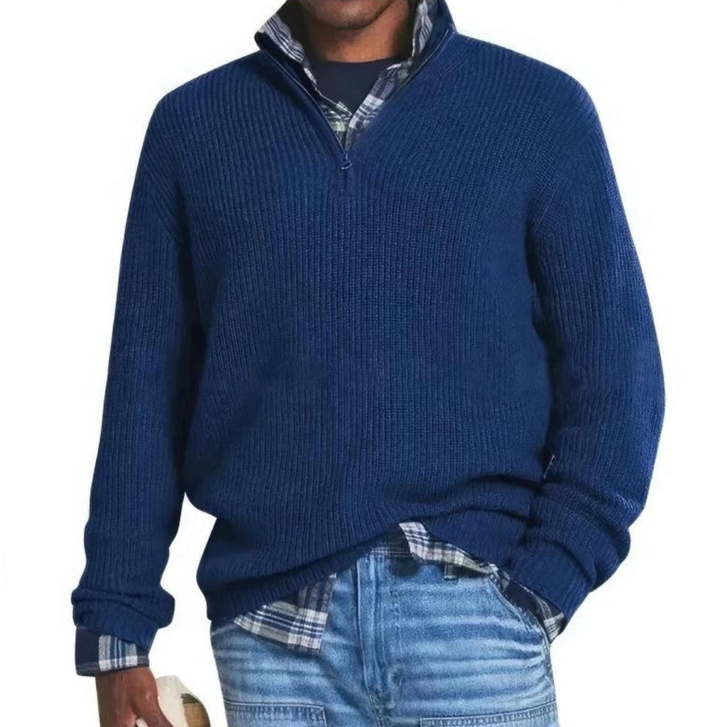 Finn | Knitted Sweater with Zipper