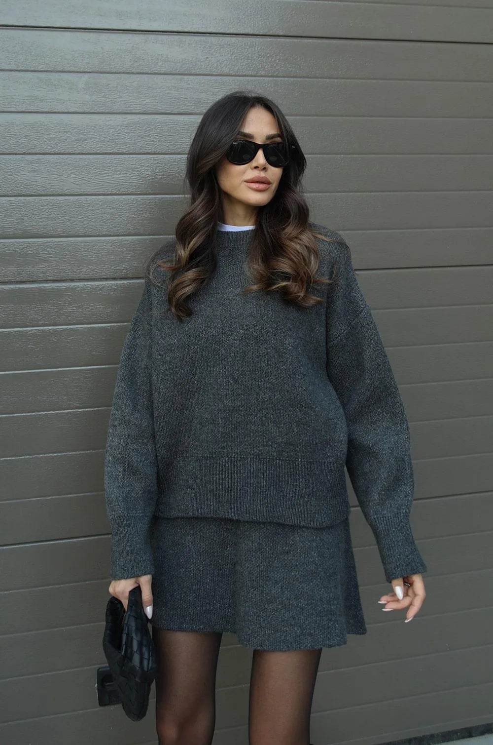 HELENA™ – SET OF SWEATER AND SKIRT