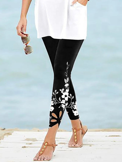 Lyrish™ - Floral Accent Leggings
