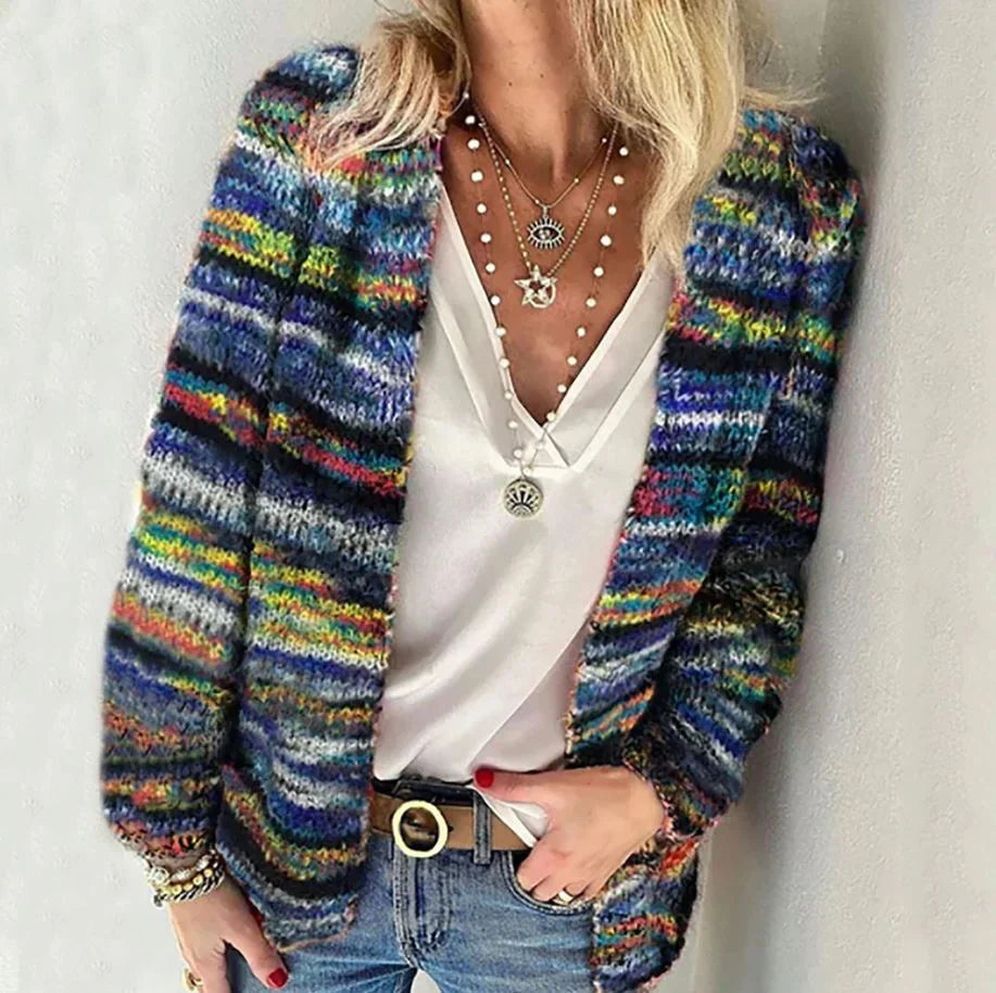 Beth | Vibrant Multicoloured Cardigan