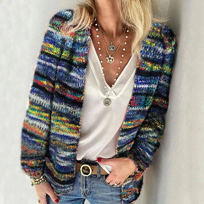 Beth | Vibrant Multicoloured Cardigan