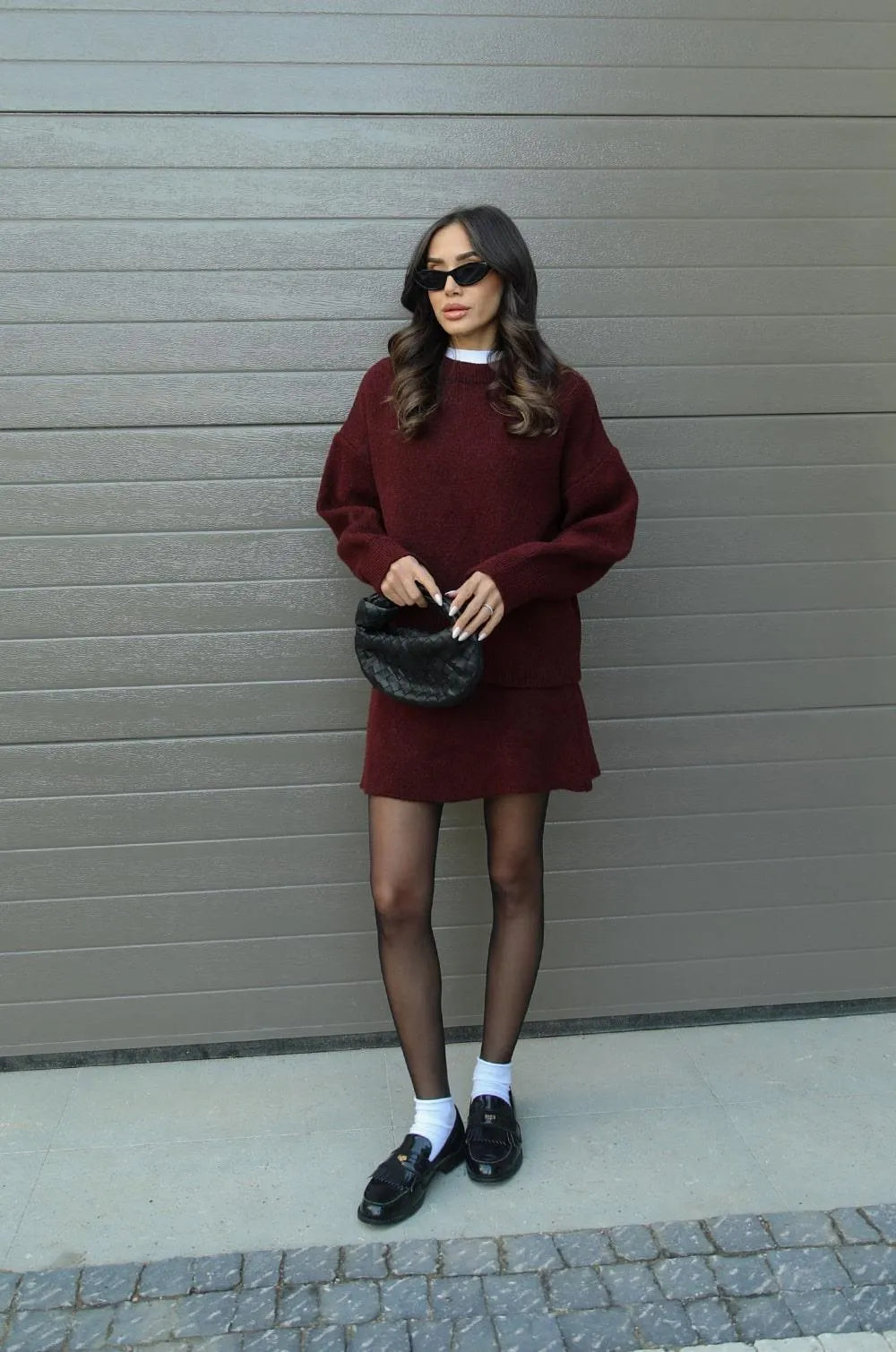 HELENA™ – SET OF SWEATER AND SKIRT