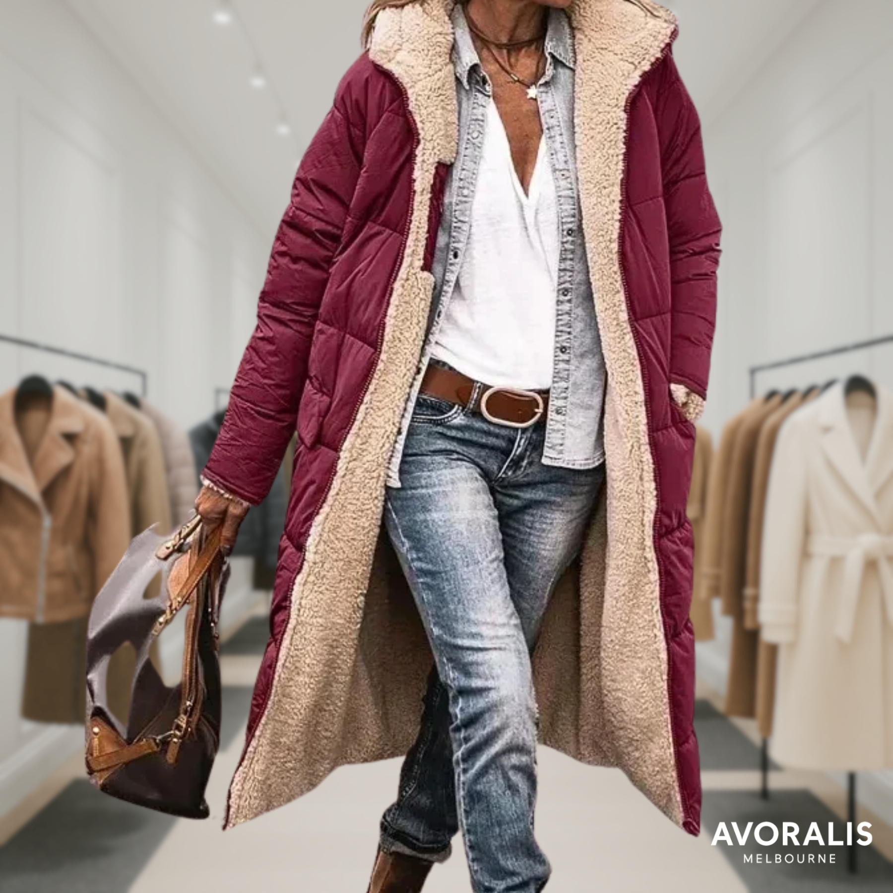 Elowen™ | Reversible Fur Jacket