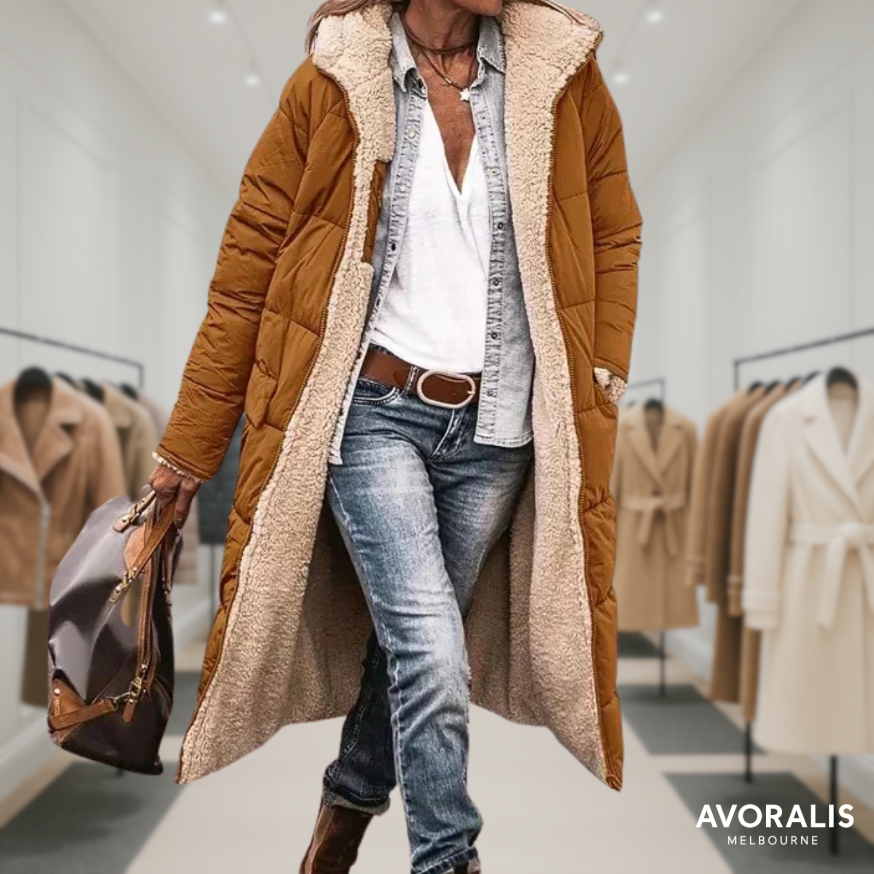 Elowen™ | Reversible Fur Jacket