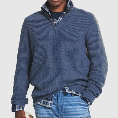 Finn | Knitted Sweater with Zipper