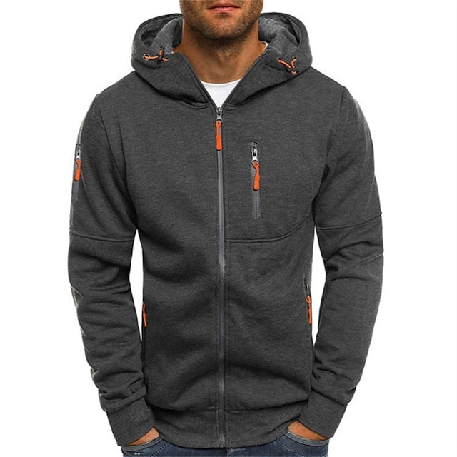 Jaxon | Hooded Zip-Up Jacket