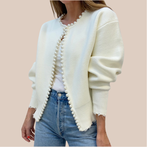 AVERY | CHIC PEARL CARDIGAN