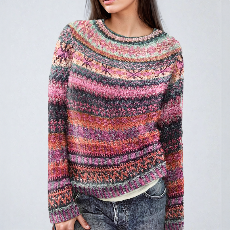 SIMONE | CLASSIC FAIR-ISLE SWEATER