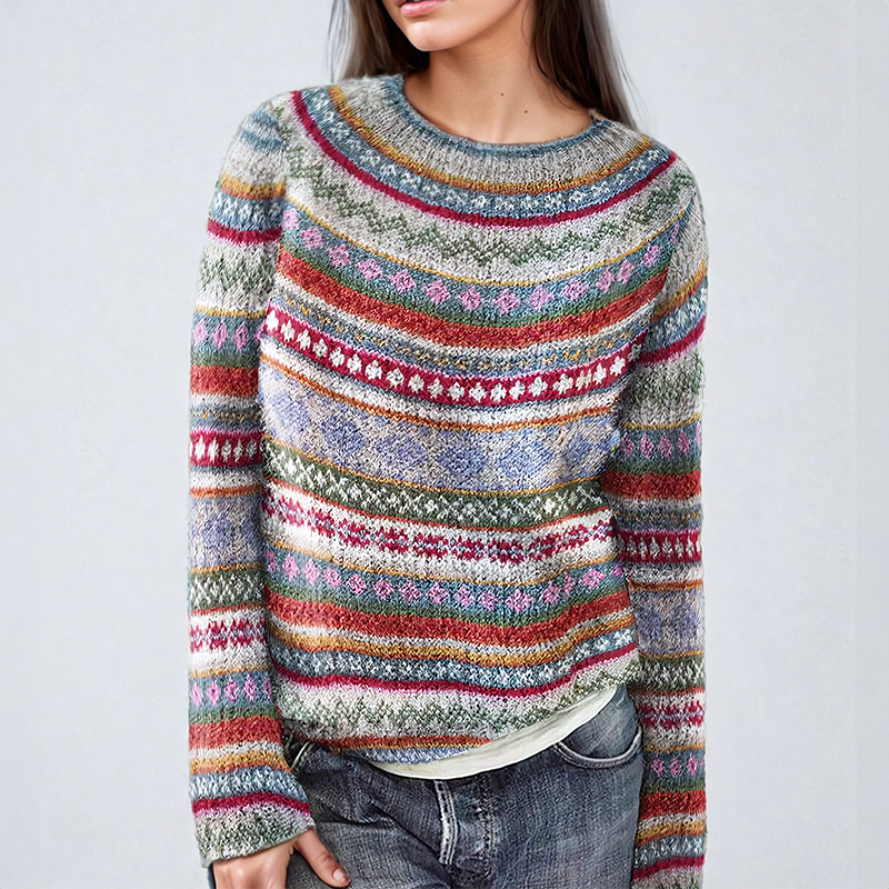 SIMONE | CLASSIC FAIR-ISLE SWEATER