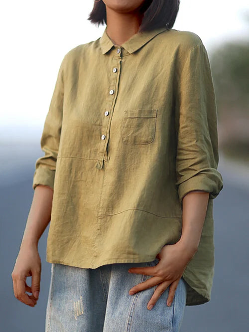 LUNA | LONG-SLEEVE SHIRT WITH TUMMY COVERAGE