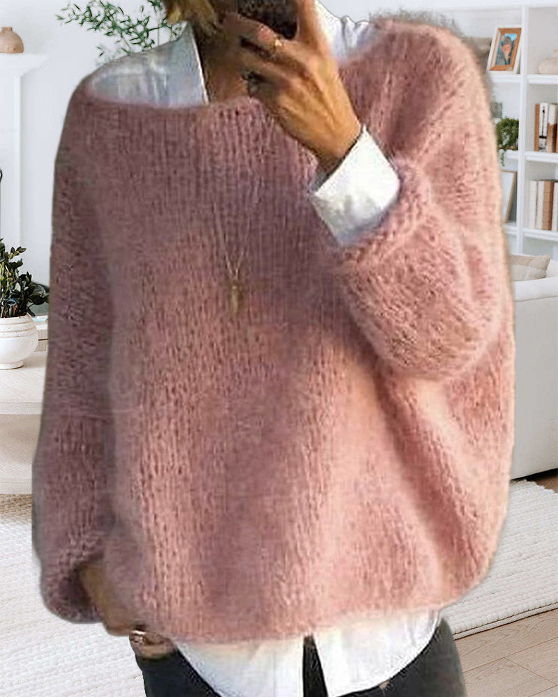 Annabel™ | Pullover in Neck Colour