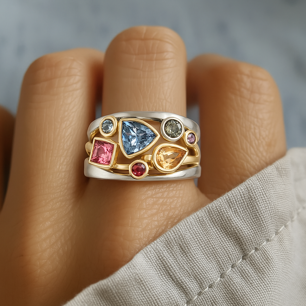 COLOURFUL ZIRCONIA RING