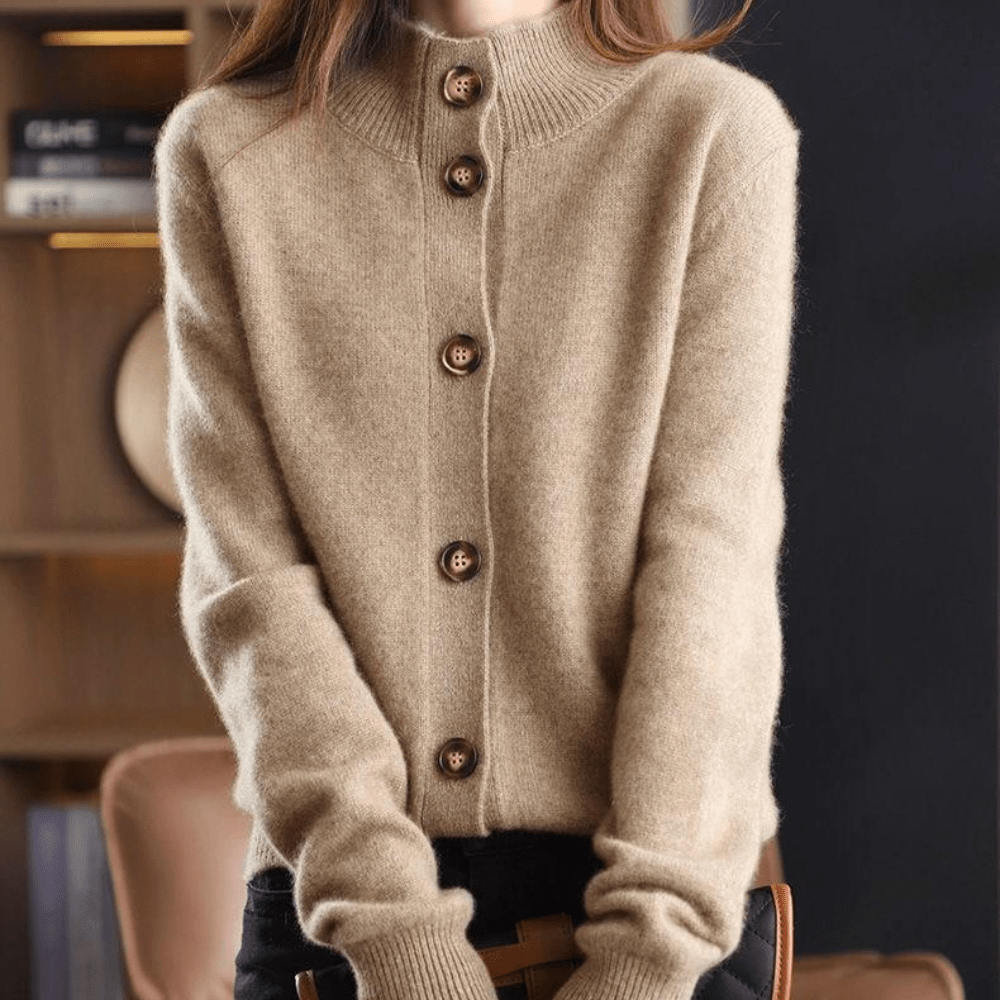 ALLI - CASHMERE KNITTED CARDIGAN