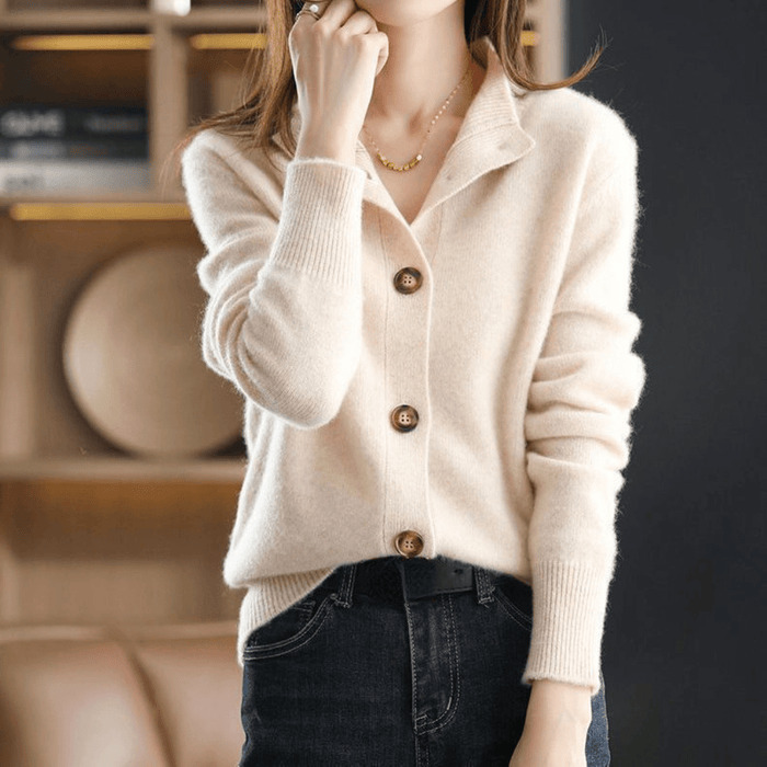ALLI - CASHMERE KNITTED CARDIGAN