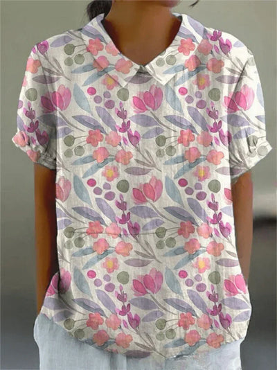 INGA | BLOUSE WITH FLORAL PRINT