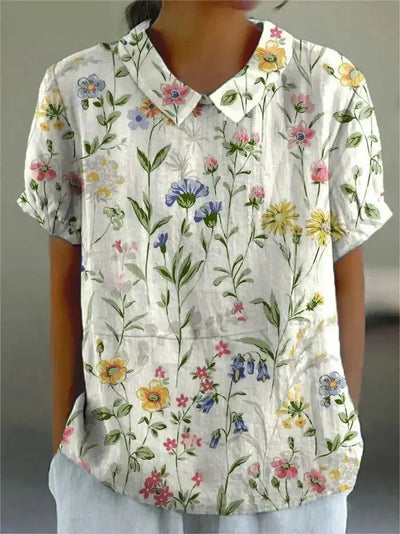 INGA | BLOUSE WITH FLORAL PRINT