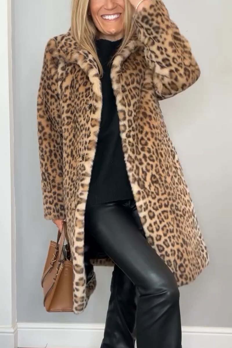 Avoralis | Zyra Leopard Print Coat