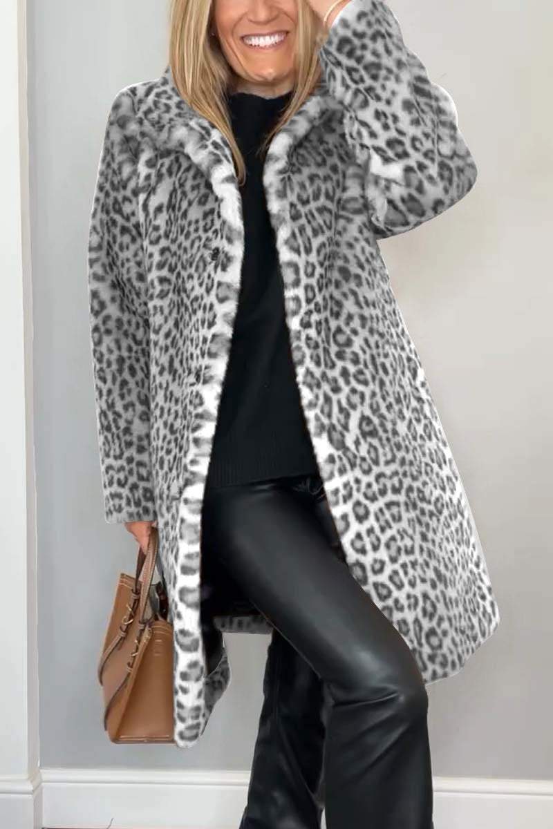 Avoralis | Zyra Leopard Print Coat