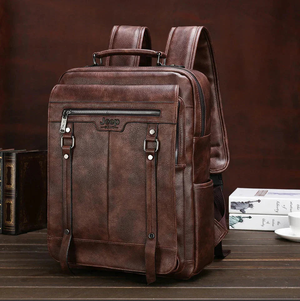 Noel | Nomad Leather Travel Backpack
