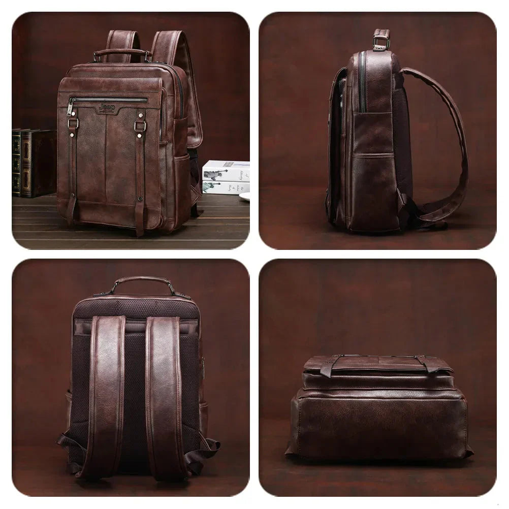 Noel | Nomad Leather Travel Backpack