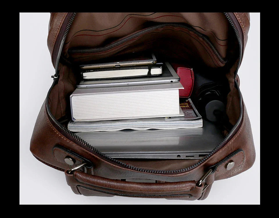 Noel | Nomad Leather Travel Backpack