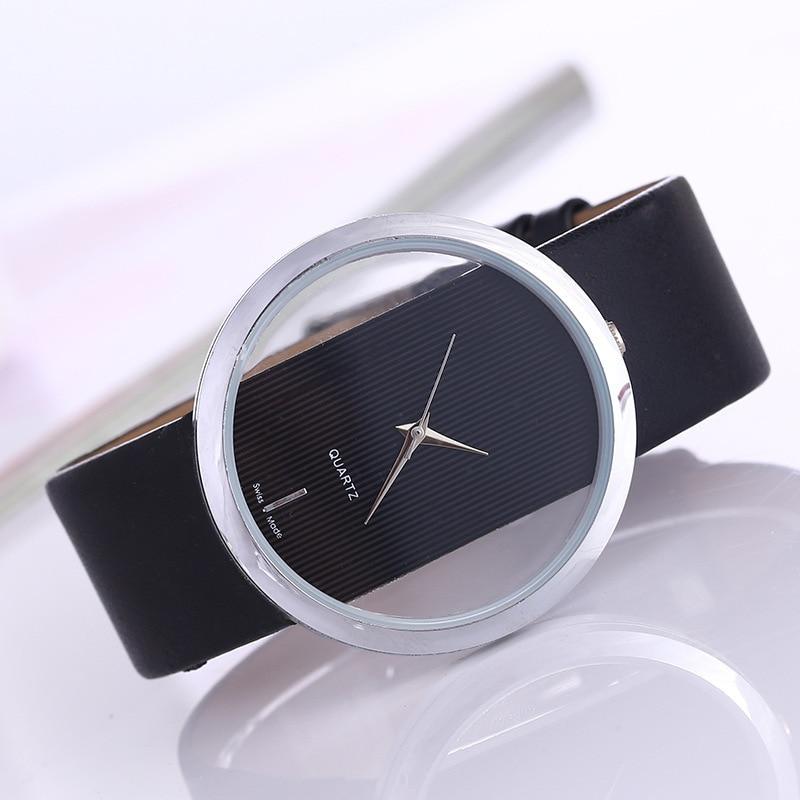 Isla | Elegant transparent dial quartz watch