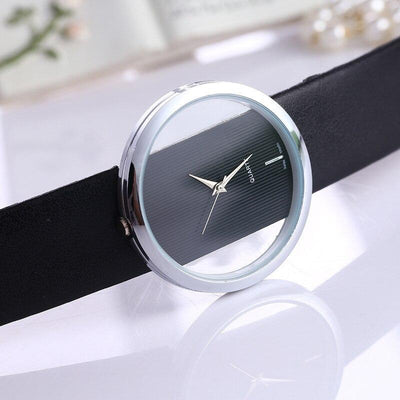Isla | Elegant transparent dial quartz watch