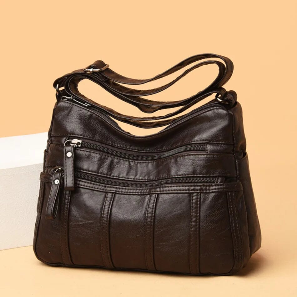 Nina Soft Leather Crossbody Bag